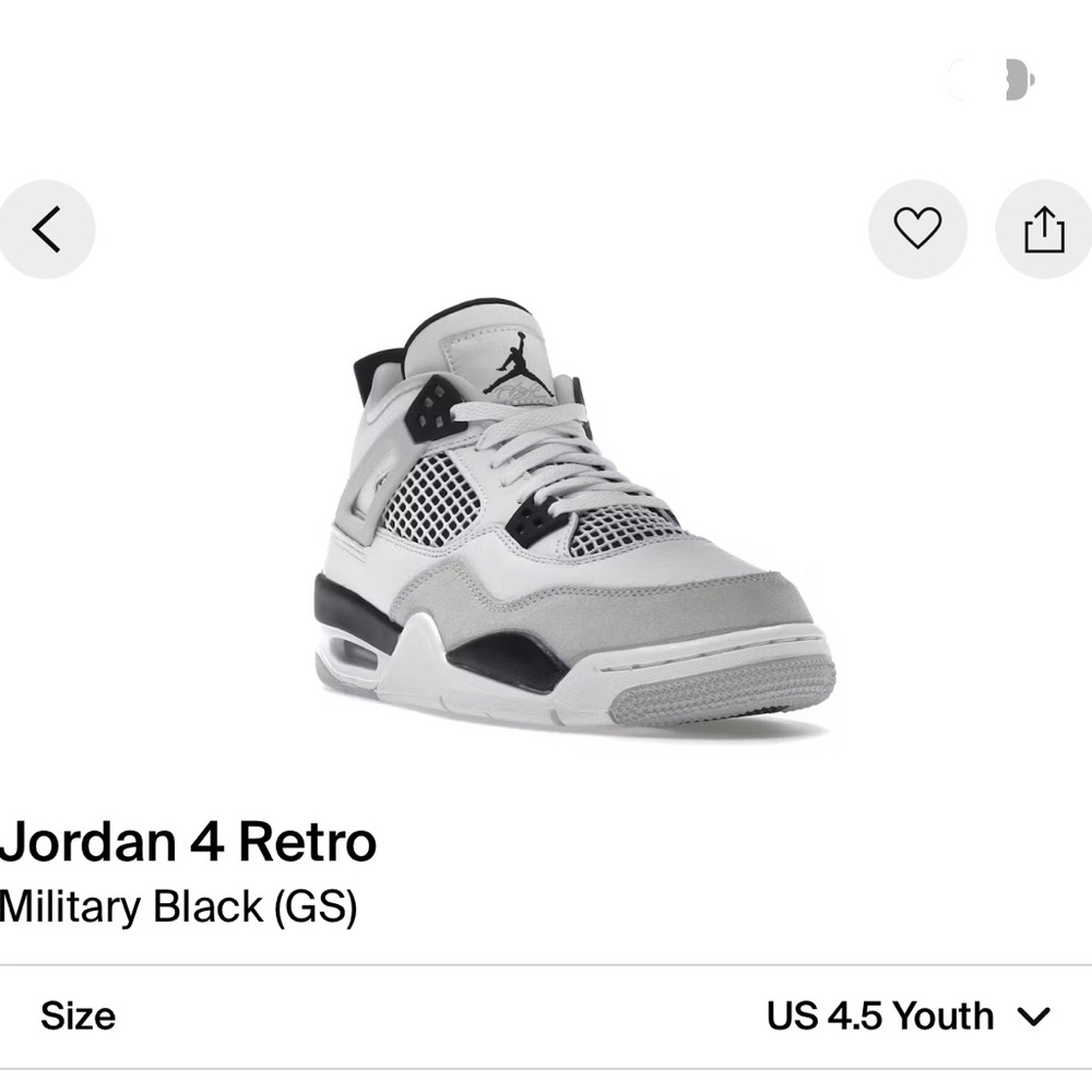 Jordan 4 Retro - military black